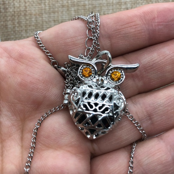 Difuser Owl Necklace - Picture 2 of 4